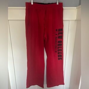 Vintage New Orleans basketball baggy sweatpants